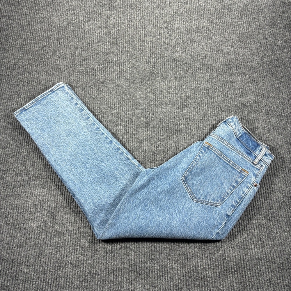 Abercrombie & Fitch 90s Straight Jeans Womens 27/4S Blue Curve Love High Rise